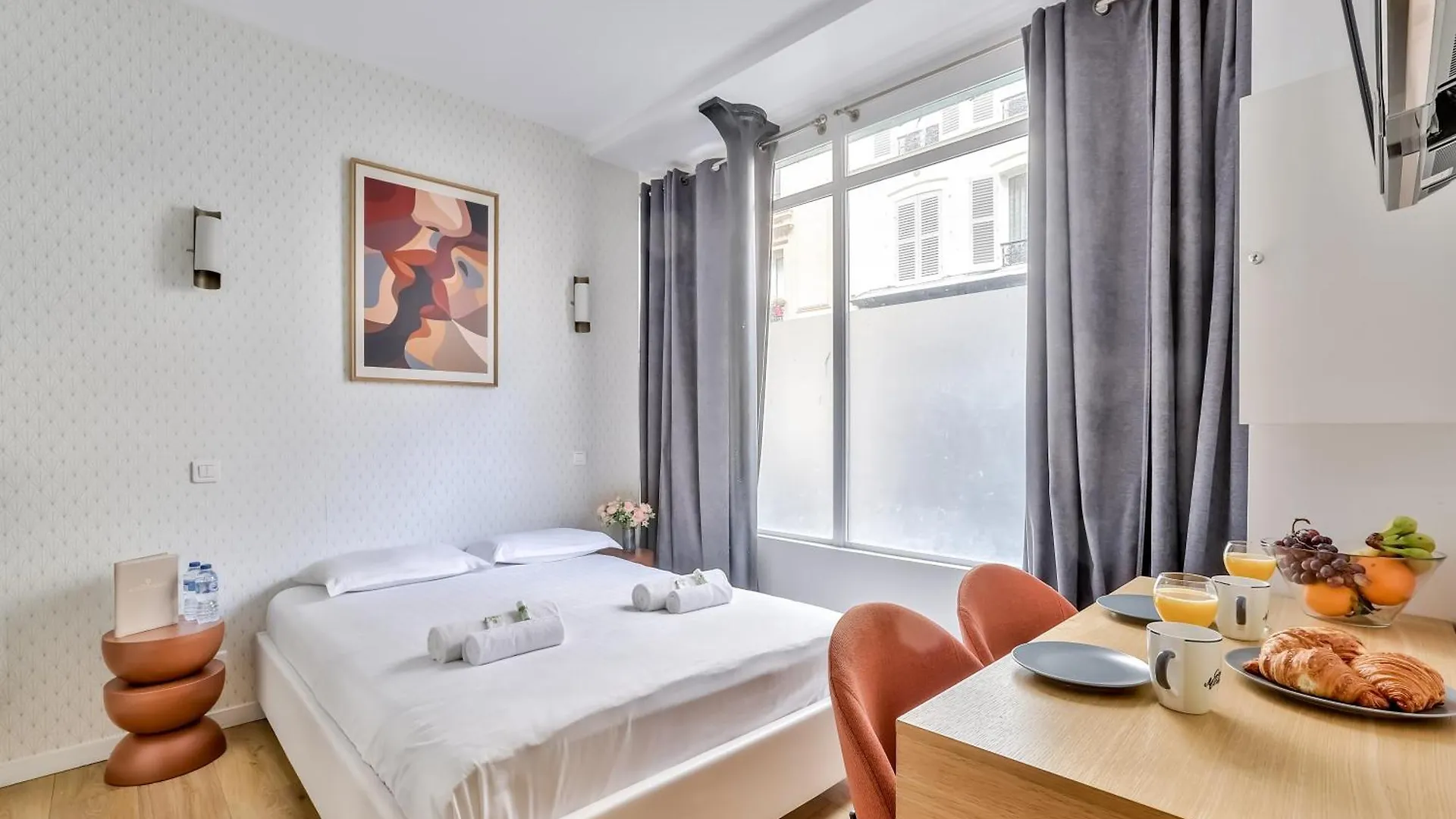 Charmant Studio Au Coeur Des Batignolles Paryż Francja